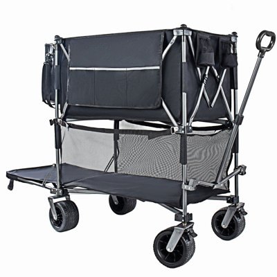 Double-Layer Wagon With Brakes