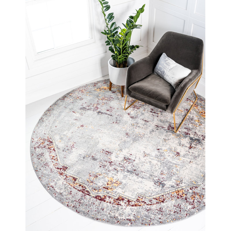 Glasser Oriental Indoor Rug, Round 8'