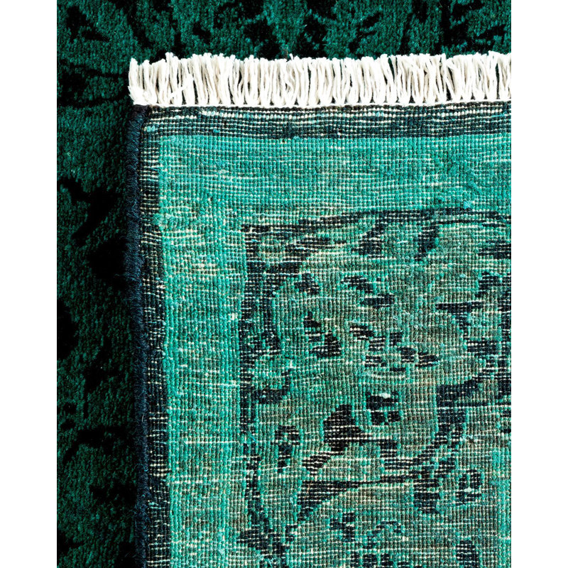 Tapis noué à la main Weirsky - One-of-a-Kind Weirsky - Vert