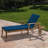 Bevens Outdoor Wood Chaise Lounge , Cushion Included-1836557165