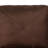 Brown Sackcloth Fabric L style Right Hand Facing Living Room Sofa Set, with ottoman-88077095-87463990