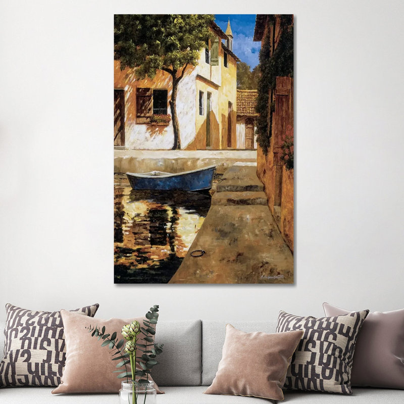 Touch Of Blue by Gilles Archambault - Wrapped Canvas Painting, 152.5 cm H x 101.5 cm W