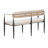 Malik Upholstered Loveseat Sofa With Iron Frame-2098873890-2098873893
