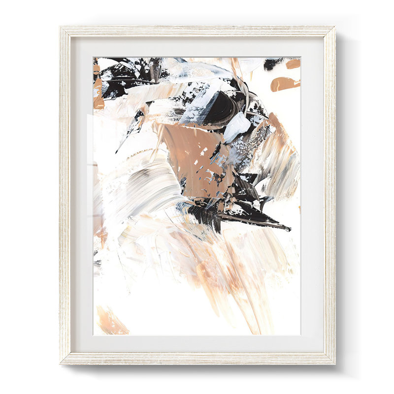 Ruckus II - Impression encadrée, H 28,5 po x l 20,5 po, Blanc