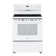 30" Free Standing Electric Standard Clean Range in White