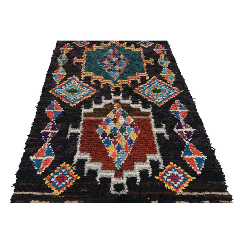 One-of-a-Kind 4'10”x8' Hand Knotted Area Rug