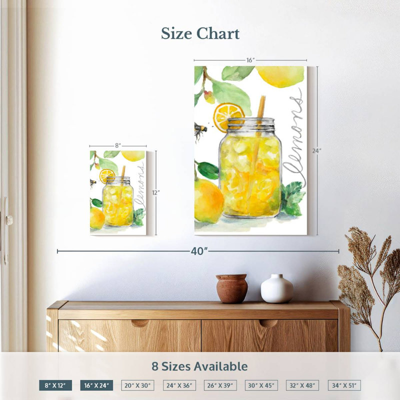 Yarlin Bee-Friend les citrons et la limonade, H 12 po x l 8 po