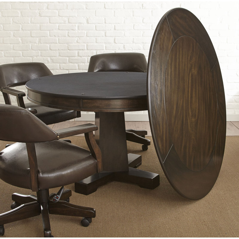 Keamber 17 Stories 52'' 4 - Player Foldable Poker Table with Chairs