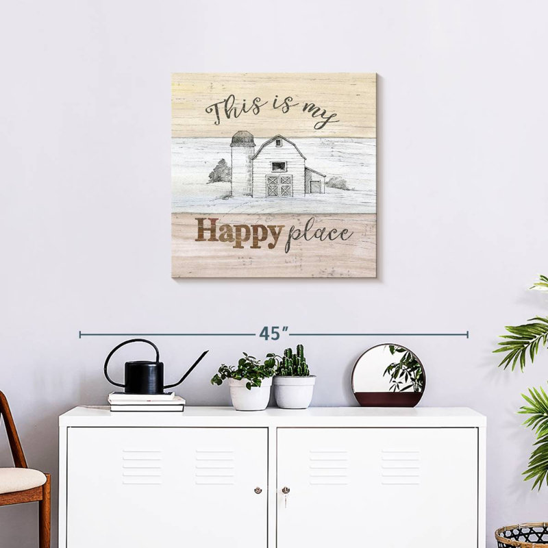 Khylige Farmhouse I Wall Sign, 24" H x 24" W