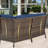  Valierius L-Shaped Outdoor Sectional Sofa Set, PE Wicker Couch With Water-Resistant Olefin Cushions-1549595611
