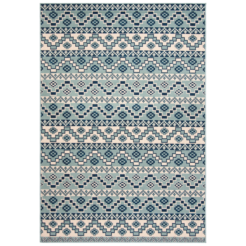 Northpoint Veranda Chevron Indoor/Outdoor Area Rug, Rectangle 6'7" x 9'6"