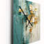 California Sunshine Retro Abstract Gold - Peinture abstraite horloges murales-99637588