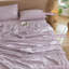 Ensemble de housse de couette 100% coton lavé MooMee Gingham-115836940-117586343