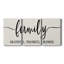Family Grateful - ensemble de 3 impressions sur toile tendue-1515596450
