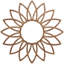 Médaillon de plafond en bois Daisy-59356299-59356314