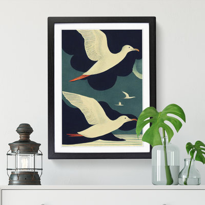 Seagull Abstract Art Vol.1 - Single Picture Frame Print