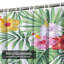 Rideau de douche avec 12 crochets Tropical Palm Leaves-444079961