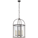 Chapman & Myers Riverside Medium Round Lantern