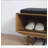 ANTIQUE HALLWAY BENCH CABINET IN OAK COLOR Simple design, comfortable and durable, multi-functional bench