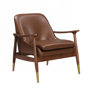 Simili cuir brun foncé