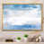 Toile avec cadre flottant or