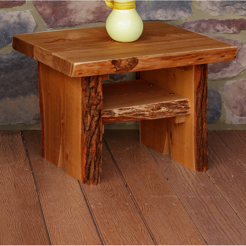 Table d'appoint Raphael, Teinture cèdre