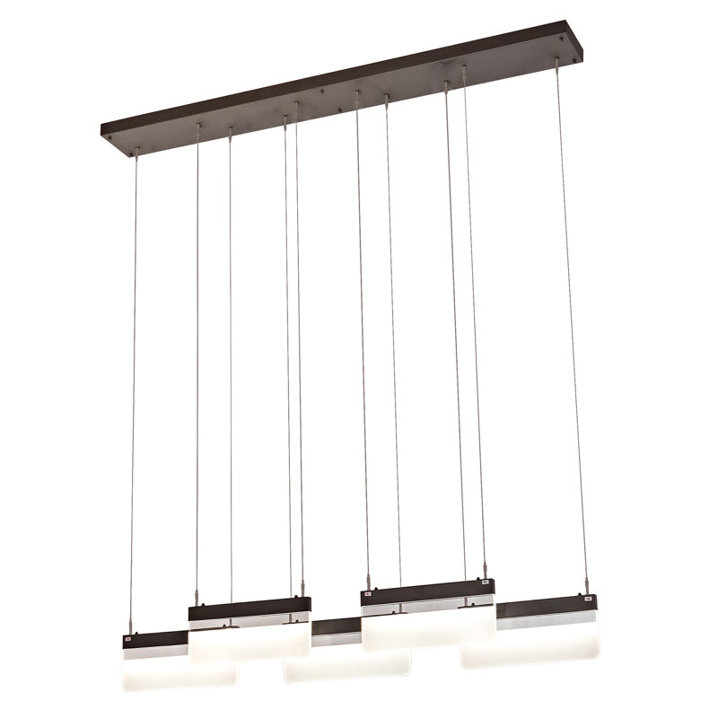 Luminaire suspendu contemporain 72 po Lineal
