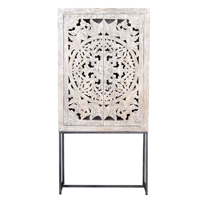 Edmond 85cm Solid Wood Sideboard