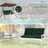 Swing Cushions 2-3 Seater Replacement, Outdoor Thicken 4" Porch Swing Cushions, Waterproof Bench Cushion With Backrest, Backyard Garden Furniture Porch Swing Cushions-121478432-121478416