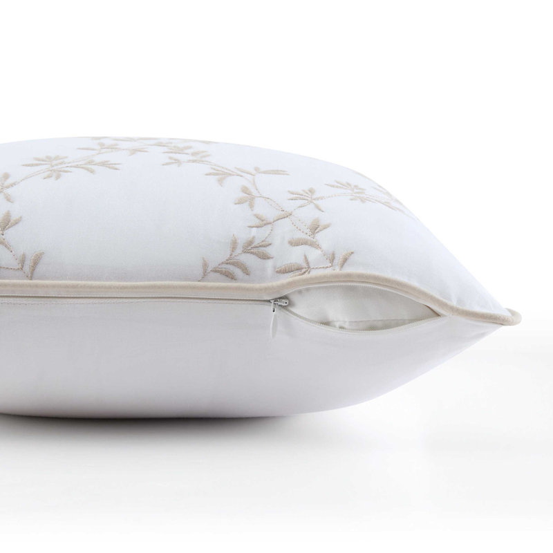 Coussin en coton Martha Stewart, Beige / floral 1