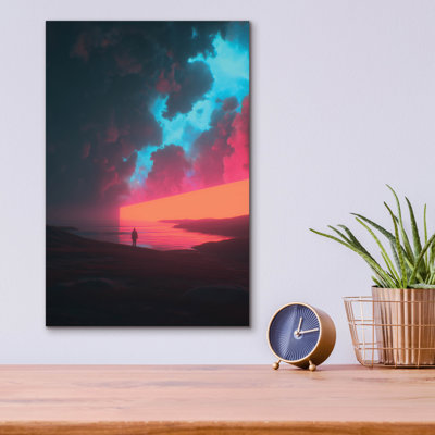 Epic Art 'Cosmos Nomad' by Ann Klee Acrylic Glass Wall Art, 12" x 16"