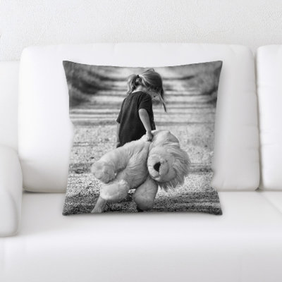 Microsuede Throw Pillow