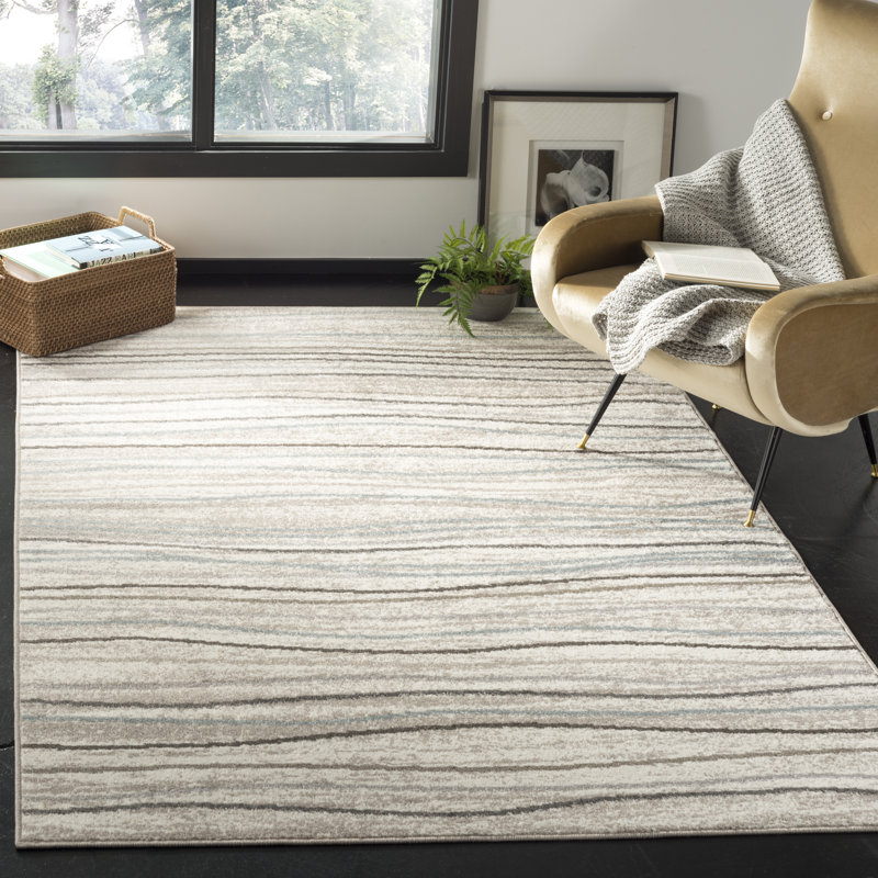 Shutesbury Abstract Hand Woven Area Rug, Rectangle 122 x 183 cm