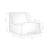 Enid Large Outdoor Bean Bag Lounge Set With Matching Ottoman Pouf-1028726699