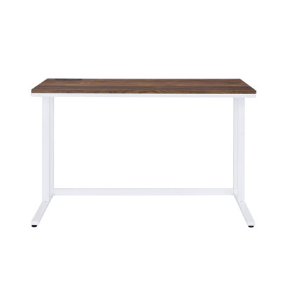 Rectangular Writing Desk With USB Port And Plug (Not Including Office Chairs)