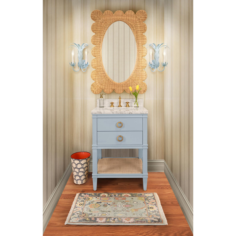 Vanity, Matte Light Blue Lacquer