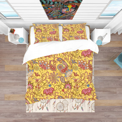 Traditional Floral Duvet Cover