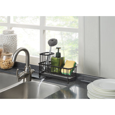 Stainless Sink Cleaning Tools Holder