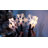 Led Pathway Light String 5 Stakes Snowflakes Battery Power Waterproof for Yard Patio Decoration
