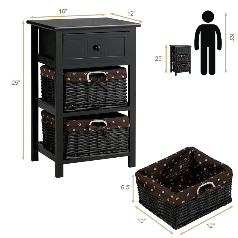 16'' W Nightstand