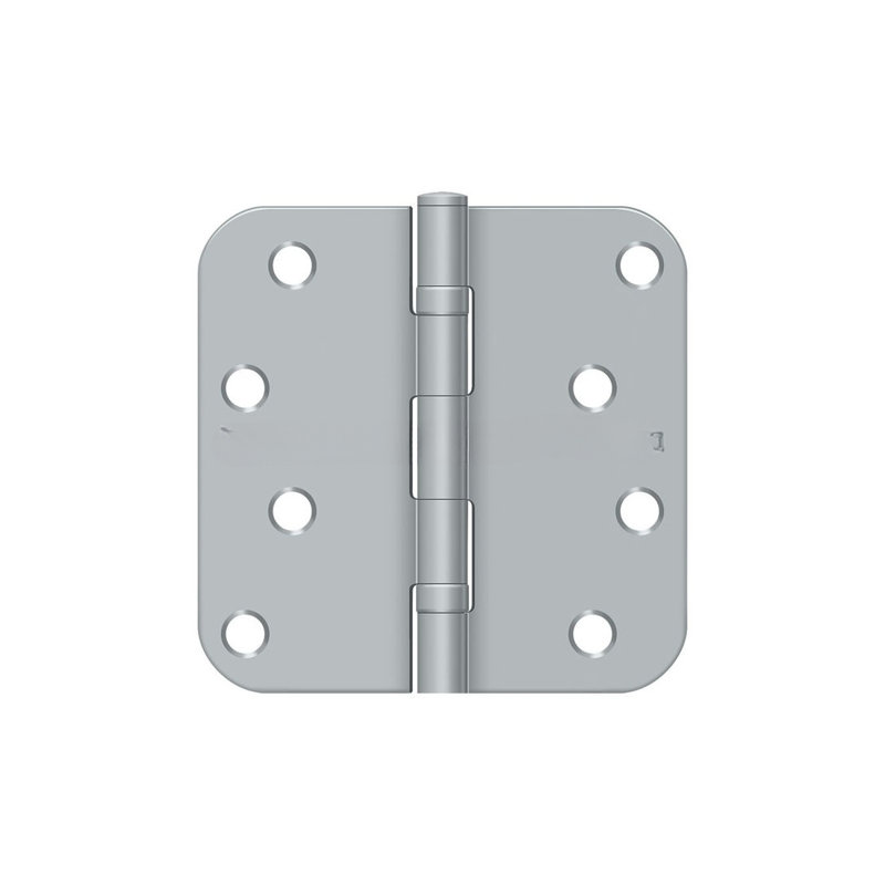 64'' x 64'' Steel Surface Mount Hinge, Brushed Chrome