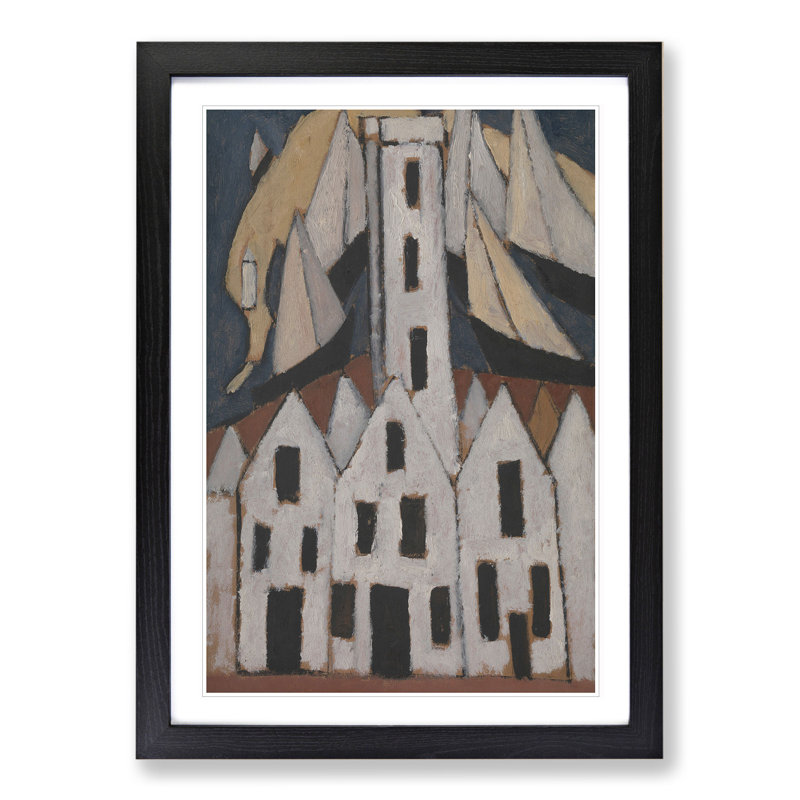 Movement No.5 by Marsden Hartley - Framed Print, Black Framed, 90cm H x 65cm W x 2cm D