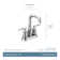 Gibson Centerset Bathroom Faucet with Drain Assembly
