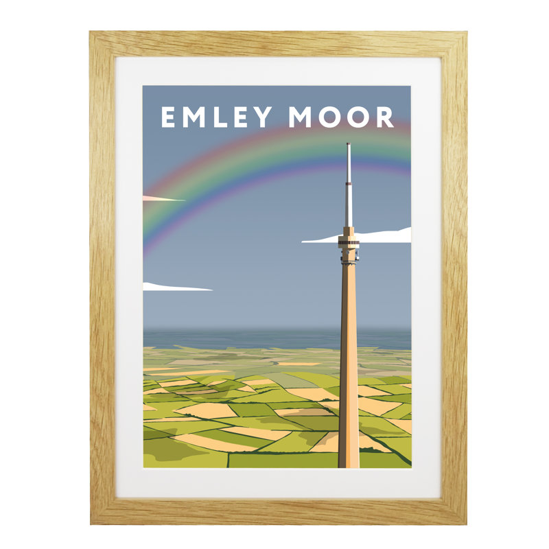 Richard O'Neil - Print, Oak Wood Frame, 43.5 cm H x 33.5 cm W x 2.2 cm D