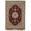 Necdet Oriental Area Rug in Burgundy