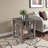 Hiles Accent Table in Oyster Gray
