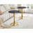23.6" Round Tulip Table - Faux Marble, Pedestal Base, 2-4 Seats-506194861-506194849