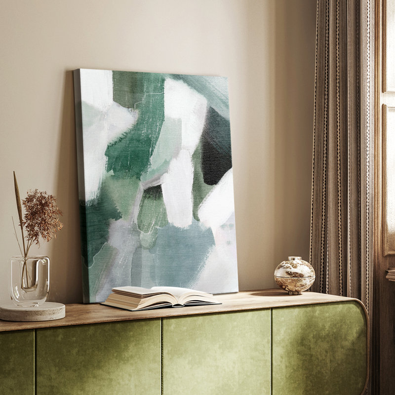 Turquoise Waters II - galerie sur mesure Cavas, H 18 po x l 12 po