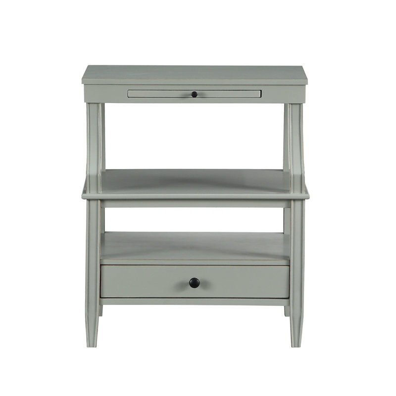 Table de bout Table de chevet moderne, Gris antique