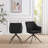 Calley Luxury  Velvet Bucket Tub Swivel Dining And Office Chair With Metal Legs-1294472688